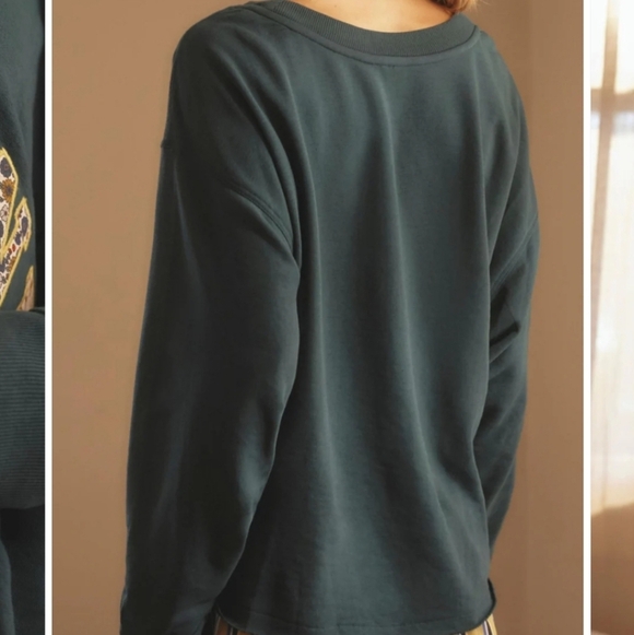 By Anthropologie Graphic Sweatshirt - Picture 3 of 14